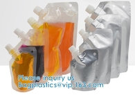 Stand-Up Drink Spout Pouch, Water Bottles Nozzle Bag, Beverage Mouth Bag, Beverage Liquid Juice Milk Coffee