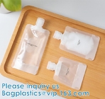 Clamshell Storage, Stand Up Spout Pouch, Hand Sanitizer, Lotion Shampoo, Makeup Fluid Bottles, Travel Bag