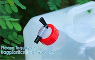 Water Container With Spigot, Storage Carrier Jug, Hiking Backpack, Survival Kit, Water Canteen