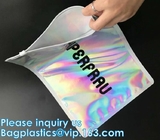 Anti-Odour Bag, Swimwear Packaging, Custom Shipping Bags, Holographic Slide Ziplock Bag