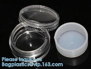 5g 5ml Small Cream Clear Plastic Pot With Screw Cap Cosmetic Container Empty Plastic Jar