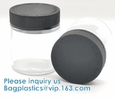 3ml 5ml 7ml Wax Concentrate Clear Glass Jar, Round Shape Reusable Mini Glass Jar, Glass bottle