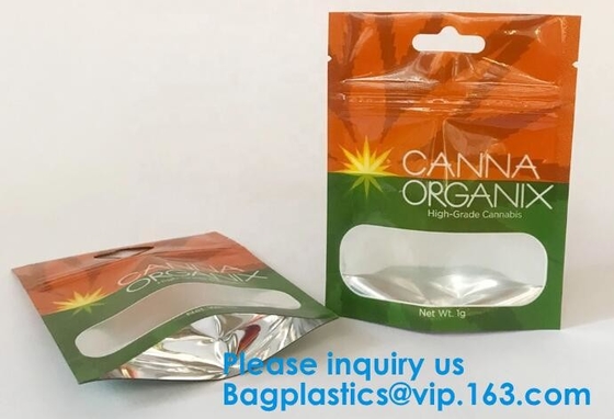 Resealable Zip lockk Pouch, Mylar Bags, Resealable Smell Proof Bags, Aluminum Foil Pouch Bag