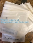 Biodegradable Slider Lock Bags, Compostable PLA Zipper Package, Corn Starch Appreal Garment Courier Mailer