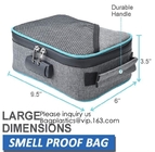 Functional Organizer, Smell Proof Case, Purse, Fanny Pack, Gym Bag, Odor-Blocking Clutch, Scent Free