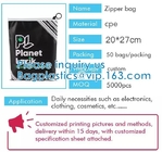 PLA Zipper Cashmere package Bags, Biodegradable Apparel, Clothes Packaging, recyclable, reusable