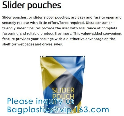 Stand Up Pouch With Resealable Zip lockk And Clear Window, Multi-purpose, small size, Aluminum Mylar Foil