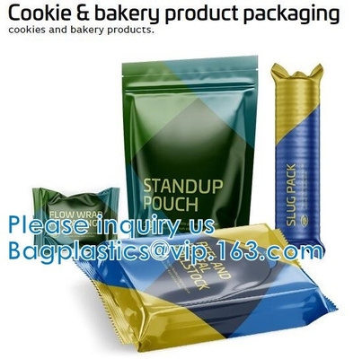 Kraft paper pouch, Odor Proof Bags, Zip Top Waterproof For Food Storage, Heavy Duty Zip lockk, Heat Sealable