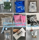 Custom Frosted Biodegradable Apparel ,Clothes, Garment, T Shirt, Swimwear, Packaging, Slider Zipper Bag
