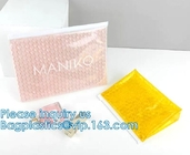 Cosmetic Makeup Bubble Slider Zipper Bags, Zip Padded Pouch For Beauty, Skin Care, Jewelry Bag Package