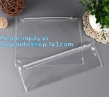 Biodegradable Customized PVC Matte Accessories Plastic Packaging Bag, Jewelry Pouch With Zipper Bag