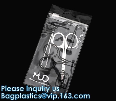 Handle Zip lockk Bags, Hook Bags, Hanger Bags, Underwear Packaging, Garment Clothes Bags, Button Closure