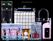 Handle Ziplock Bags, Hook Bags, Hanger Bags, Underwear Packaging, Garment Clothes Bags, Button Closure