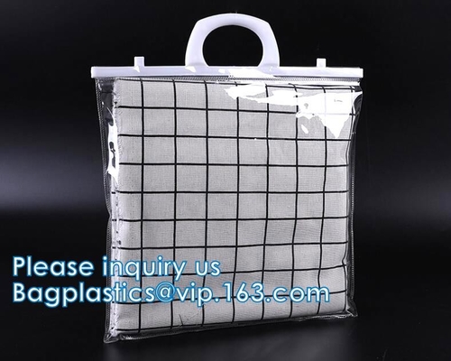 Handle Zip lockk Bags, Hook Bags, Hanger Bags, Underwear Packaging, Garment Clothes Bags, Button Closure