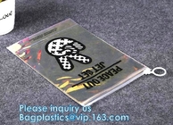 Vinyl Slider PE PVC EVA Forsted Matte Compostable Zipper Lock Bag, Holographic Laser Zip Seal Grip Bags