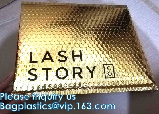 Cosmetic Wrap Packing, Zip lockk Bubble Pouch, Slider Zipper Bubble Bag, Customized Jewelry Packaging