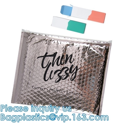 Cosmetic Wrap Packing, Zip lockk Bubble Pouch, Slider Zipper Bubble Bag, Customized Jewelry Packaging