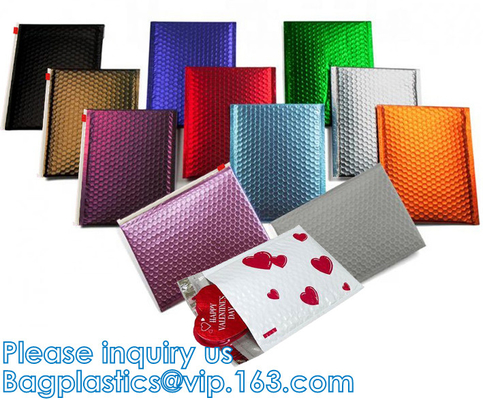 Cosmetic Wrap Packing, Zip lockk Bubble Pouch, Slider Zipper Bubble Bag, Customized Jewelry Packaging