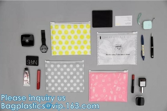 Anti-Shock Slider Air Zip lockk Bubble Bag, Colored Bubble Packaging, Makeup Cosmetic Zipper Packaging pouch