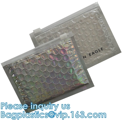 Metallic Foil Bubble Envelope, Zip lockk Bubble Bags, Postal Mailing Envelopes, Aluminized Foil Bubble Maile