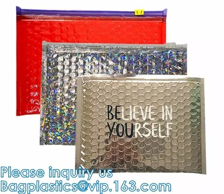 Padded Bubble Bag Zip Lock, Matt Mesh Eva Zip lockk Bubble Bag/Eva Zip lockk Bag For Perfume With Custom Logo