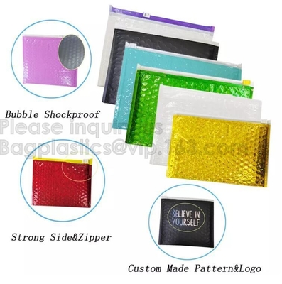 Padded Bubble Bag Zip Lock, Matt Mesh Eva Zip lockk Bubble Bag/Eva Zip lockk Bag For Perfume With Custom Logo