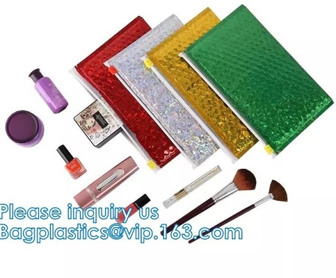Padded Bubble Bag Zip Lock, Matt Mesh Eva Zip lockk Bubble Bag/Eva Zip lockk Bag For Perfume With Custom Logo