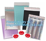 Mailer Slider Air Ziplock Ploy Bubble Mailing Packaging Bag, Beauty Padded Pouch, Shipping Bags, Envelopes