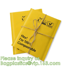 Biodegradable Mailer, Compostable Mailing Pack, Corn Starch Slider Zipper, PLA, PBAT, Apparel Garment