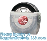 Biodegradable Car Tyre Storage Bag, Heavy Duty Washable, Tear Proof, Wheel Cover, Car Plastic Tire Bags