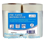 Automotive Roll Masking Film set, Painting Tray kit, Pre-Taped, Sheeting Covering, Car Furniture Protection Cover