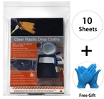 Painter Plastic Drop Cloths Sheet, Waterproof, rustproof, Anti-Dust Furniture Cover, Couch Cover, Furniture Cover