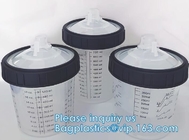 DISPOSABLE REFILLS, Automotive Spray Cup Paint Hard Cup, Gun Cups, Paint Mixing Cups, SPRAY CUP SYSTEM