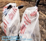 Burial Asbestos Bags, Contractor, Industrial, Outdoor, Storage And Removal, Adult Size Economical Heavy Duty
