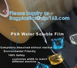 PVA Laundry Film Bags Clothes Washing Powder Capsules Marble Peel Off Film Water Soluble Seed Tape