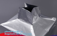 Aluminium Foil, Liner Bags Cubic Type IBC Liner, Non-Hazardous Liquids Storage, Cubic Shape Flexi Bag