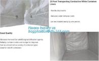 Dry Bulk Container Liner Bags Fibc Big Bags For 20' Shipping Container, Sea Transporting Container Liner