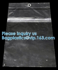 Biodegradable Compostable Hanger Hook Handle Bag For Underwear Clothes, Rigid Snap Seal Handle Bikini Bag