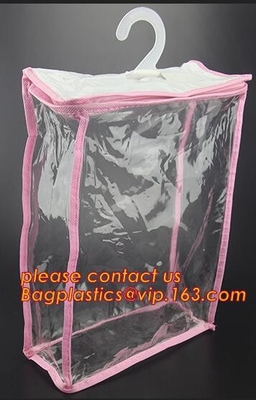 GARMENT PACKING HANGER BAGS, HOOK BAGS,GARMENT BAGS, BOTTON CLOSURE BAGS, EVA FROST DRAWSTRING BAGS