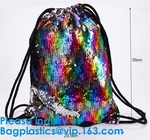 Sequin Drawstring Backpack Christmas Gift Party Bag, Organza Pouch, Satin Pouch Silk Pouch, Suede Pouch