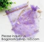 Organza Bags, Mesh Drawstring Gift Bags Small for Jewelry Wedding Party Baby Shower Favor Bags