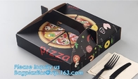 Custom Pizza Packing Paper Box Corrugated With Different Size, Recycle Paper Simple Pizza Package Lunch Box