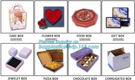 Custom Pizza Packing Paper Box Corrugated With Different Size, Recycle Paper Simple Pizza Package Lunch Box