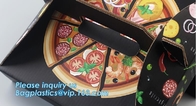 Custom Pizza Packing Paper Box Corrugated With Different Size, Recycle Paper Simple Pizza Package Lunch Box