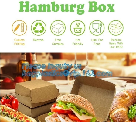 Hamburg Box, Bakery, Choco, Boxes With Window, Cookie Boxes, Muffins, Donuts, Pastries, Chef Warehouse