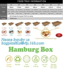 Hamburg Box, Bakery, Choco, Boxes With Window, Cookie Boxes, Muffins, Donuts, Pastries, Chef Warehouse