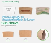 Cup Sleeve, Corrugated Up Sleeve With Printing, Brand Logo, Hot Paper Cup,Cup Sleeve, Recyclable Sleeve
