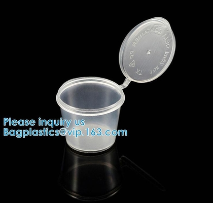 Sauce cup, Chutney pot, Slime Storage Container, Box With Lids, Kitchen Organizer, Baking Jelly Dessert Cup