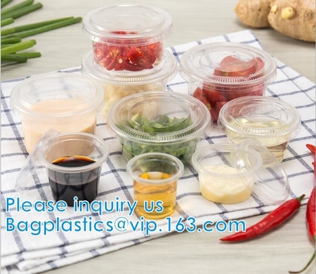 Sauce cup, Chutney pot, Slime Storage Container, Box With Lids, Kitchen Organizer, Baking Jelly Dessert Cup