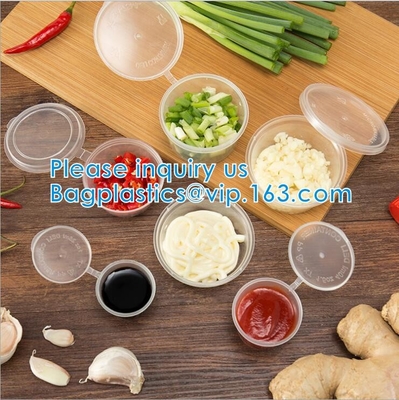 Sauce cup, Chutney pot, Slime Storage Container, Box With Lids, Kitchen Organizer, Baking Jelly Dessert Cup